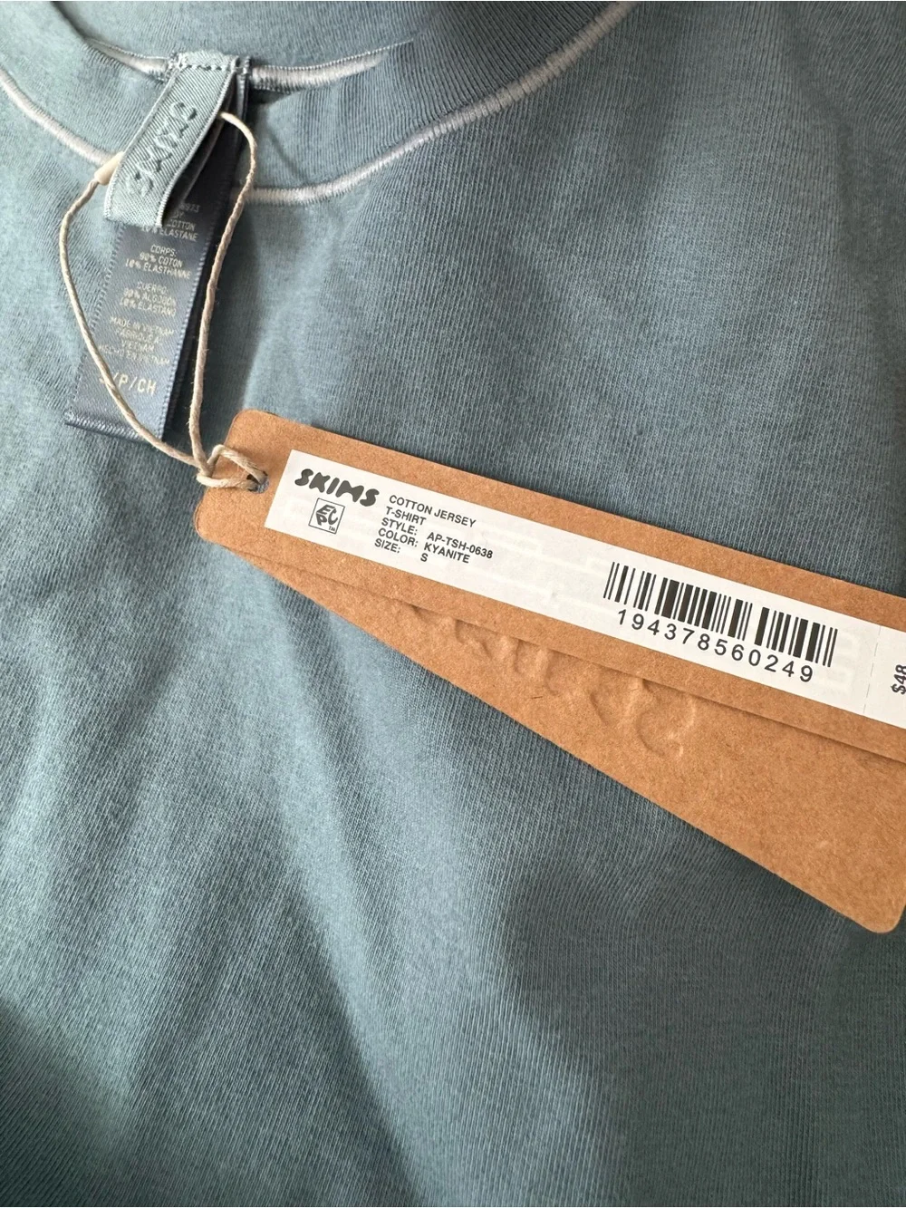 SKIMS Cotton Jersey T-Shirt in Kyanite - Size Small